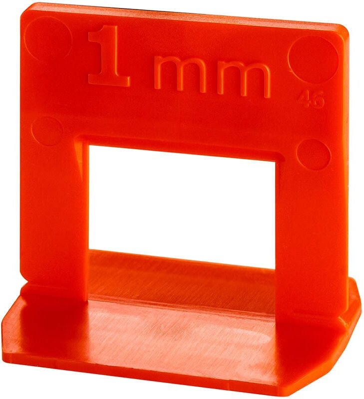 Stabilo Fliesen Verlegehilfe Nivelliersystem Zuglasche rot 1 mm 100 Stück