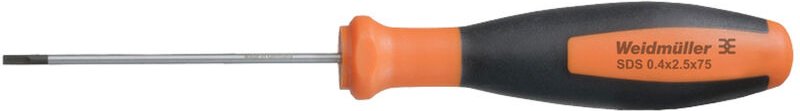 Weidmuller - Weidmüller sds 0.4X2.5X75 Schlitz-Schraubendreher Klingenbreite: 2.5 mm Klingenlänge: 75 mm