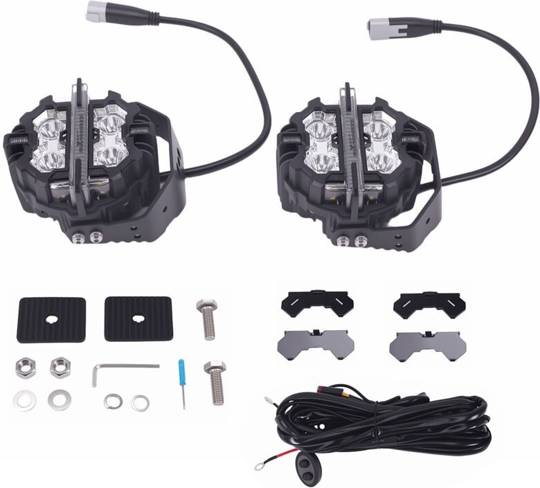 160W LED Zusatzscheinwerfer 3.5" Rundlich Spot DRL For Universal Offroad IP68