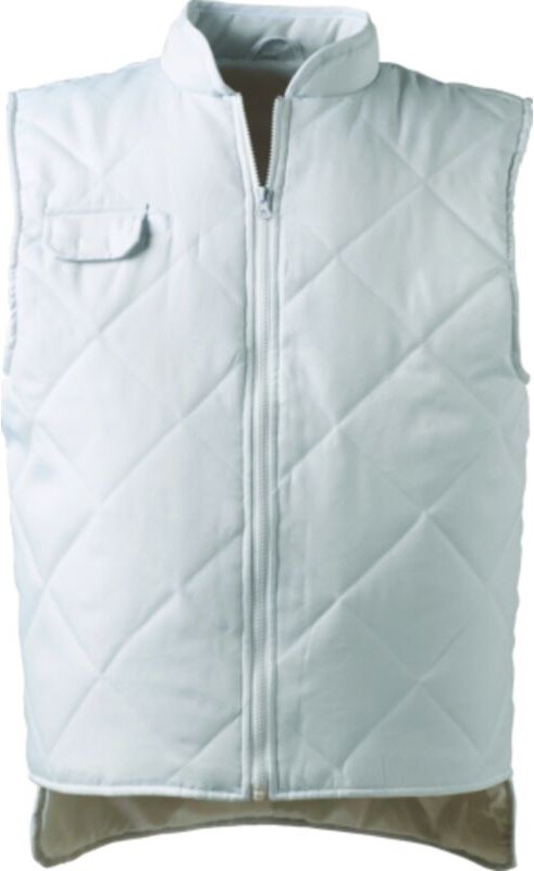 Steppweste für die Arbeit ohne Ärmel ALBATROS - Weiß 2XL - 56/58