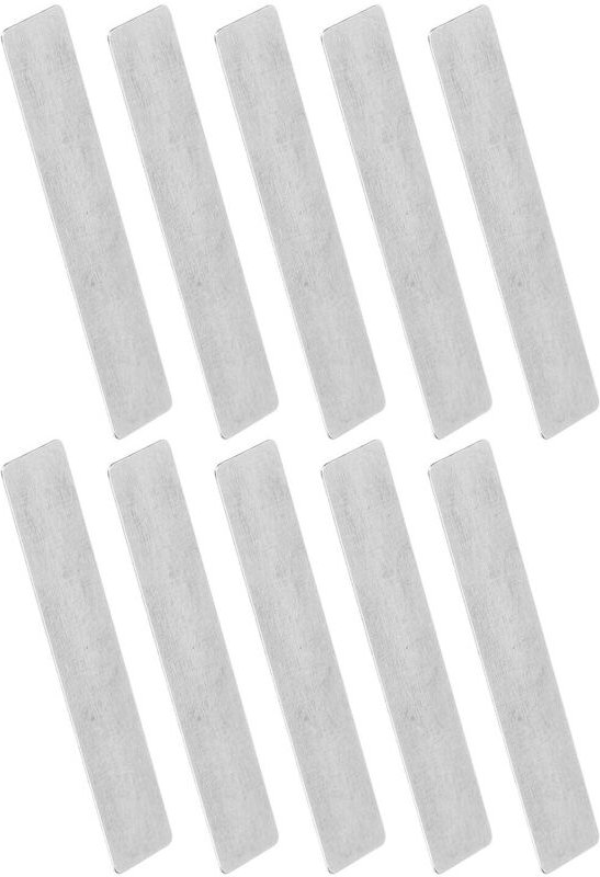 10 Stück Luftkompressor-Ventilplatte Luftkompressorklappe 10 x 47 mm/0,4 x 1,9 Zoll Gusseisen-Luftkompressor-Ersatzteile...