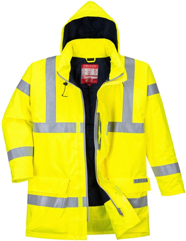 Parka Bizflame Rain Hi-Vis Mehrzweck Gelb L