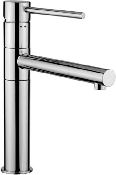 Paffoni - Birillo Serie Einhebelmischer für Waschbecken mit schwenkbarem Auslauf BI188CR Verchromt - Messing