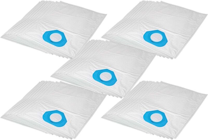 50x Staubsaugerbeutel kompatibel mit Nilfisk GS-90 Staubsauger - Mikrovlies, Weiß - Vhbw