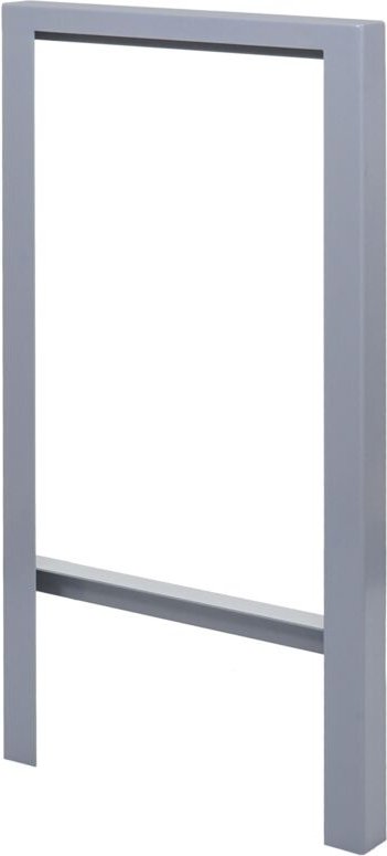 HHG - Fahrradbügel 305 Fahrradständer Anlehnbügel, verzinkter Karbonstahl Outdoor-pulverbeschichtet 115x60x6cm grau