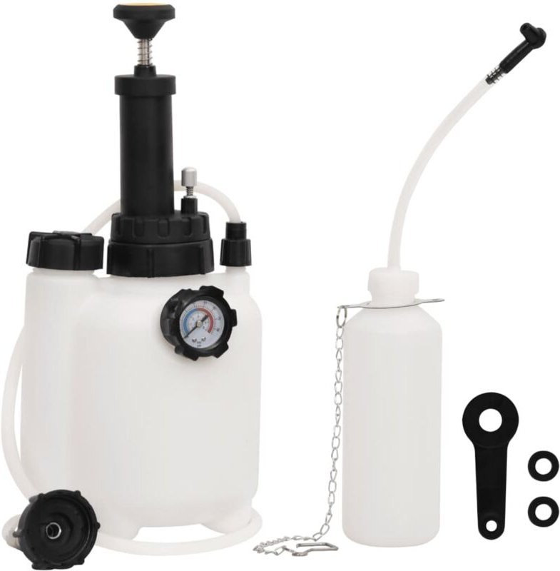 Bremsenentlüfter Weiß und Schwarz 3 l Vidaxl