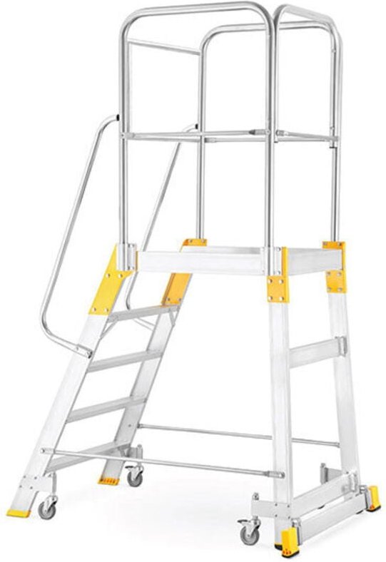 Mobile Plattformtreppe 5 Stufen - Maximale Arbeitshöhe. 3.04m - 9505R-MCP