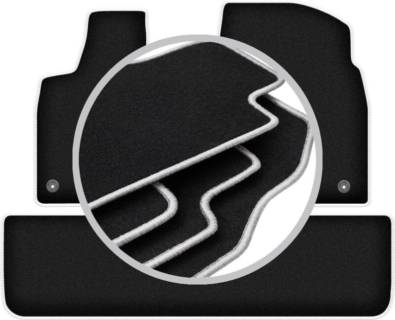 CARLUX-SILVER Autofußmatten für: Lexus RX IV 0 (2015-2022)