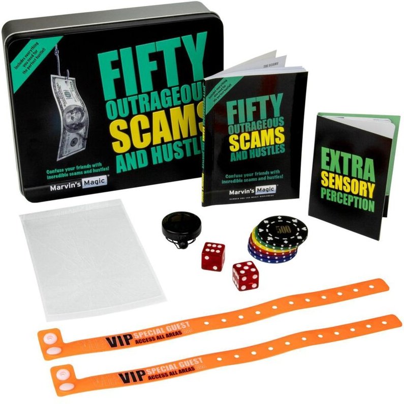 Fifty outrageous scams and hustles - marvins magic