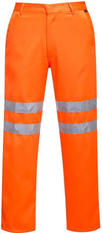 Hochsichtbarer Poly-Baumwoll-Hosen Orange XS - FR(34-36) - UK(26-28)