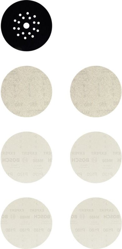 Accessories 2608901667 Schleifnetz für Trockenbauschleifer Körnung (num) 80, 120, 180 (ø) 2 - Bosch