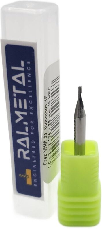 Thumbnail - Fräser für Aluminium 1-Schneide VHM 1 x 3.175 1/8 x 38