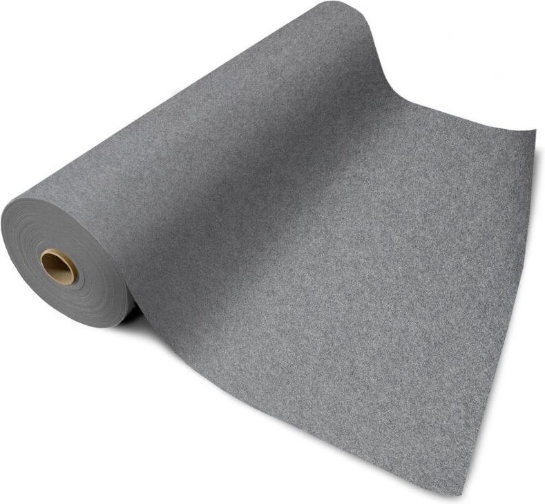 Messeteppich auf Maß Sintra Grau meliert 0909 200 x 500 cm