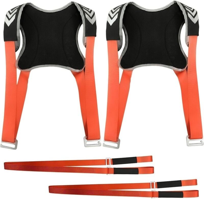 Jalleria - Stück Umzugsgurte, Polyester-Hebegurte, Mehrzweck-Hebegurte, geeignet zum Bewegen, Transportieren und Festste...