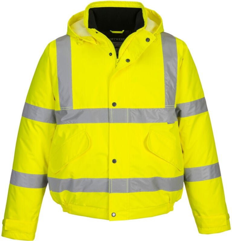 Thumbnail - Portwest Warnschutz Pilotenjacke mit -40°C Kälteschutz Gelb M