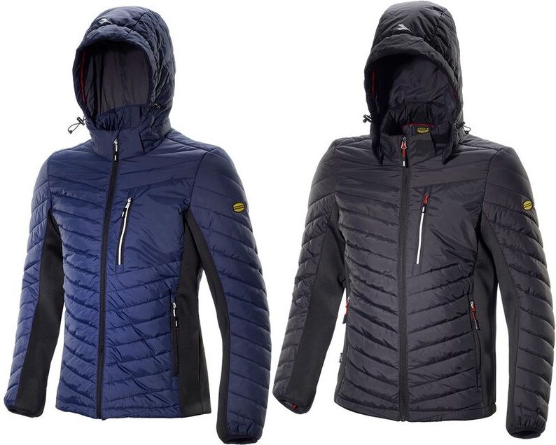 Diadora - Utility Padded Jacket Oslo Arbeitsjacke - xs - Schwarze