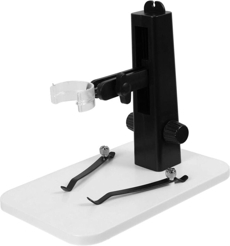 Mikroskopständer mit verstellbarer Basis für digitales Mikroskop und Lupe