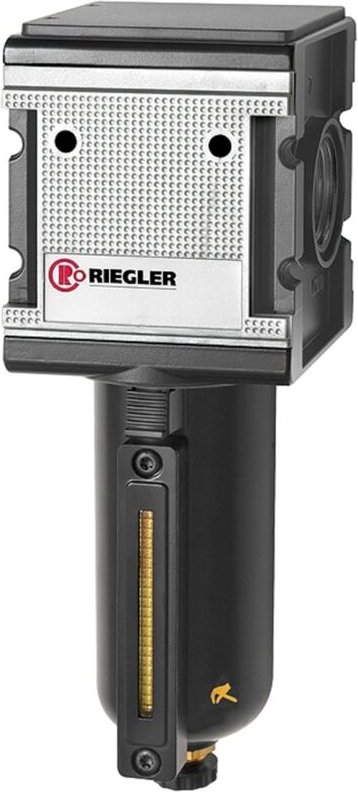 Filter »multifix«, Metallbeh. u. Sichtrohr, 5 µm, bg 4, g 3/4, ha - Riegler