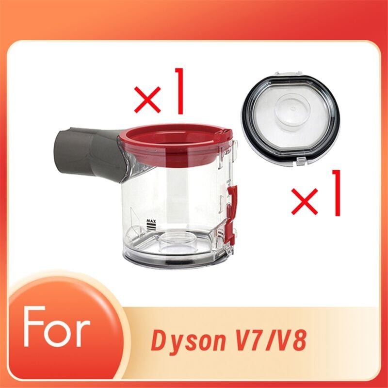 2 Stück Staubbehälter und Abdeckung für Staubsaugerzubehör