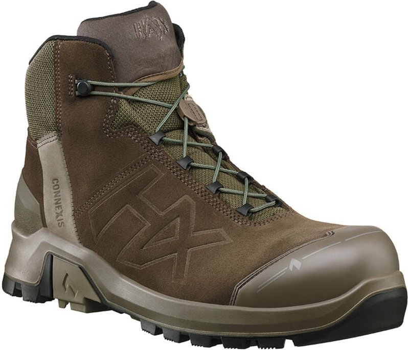 HAIX Damen Sicherheitsschuhe S3 CONNEXIS Safety+ GTX LTR Ws mid 631021 Braun 41