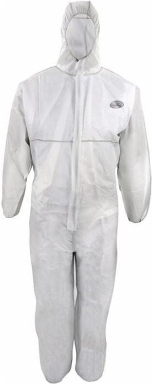 Schutzoverall Größe xxxl weiß PSA-Kategorie iii