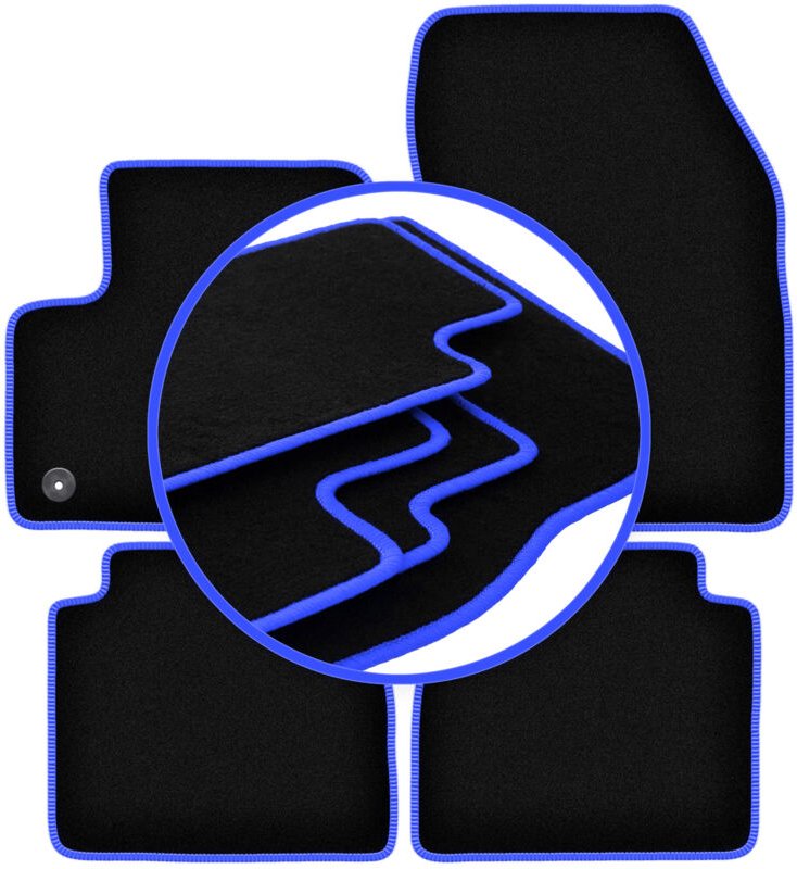 CARLUX-BLUE Autofußmatten für: Citroen e-C4 Fließheck (2021-)