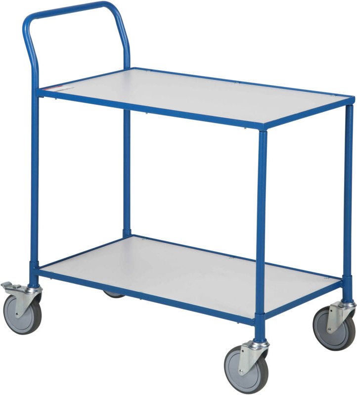 Schefer Tischwagen TW mit Schiebegriff und 2 Etagen