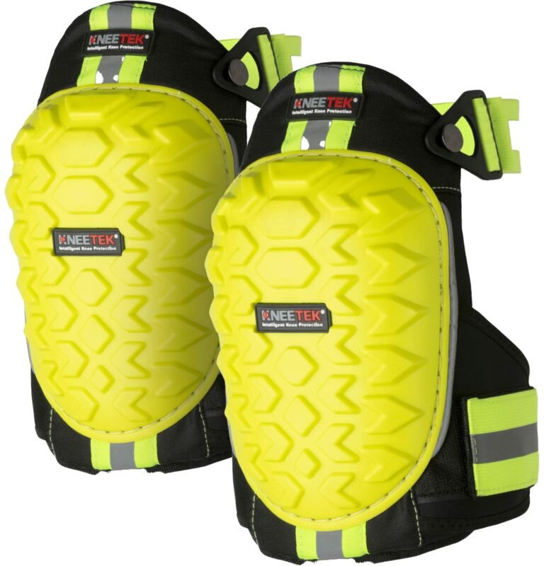 Kneetek Knieschoner Hi-Vis 1 Paar, gelb / schwarz, Typ: KNEE