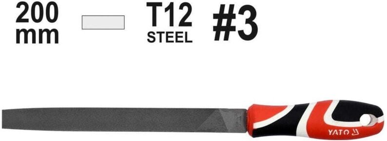 METALLFEILE 200 mm Nr. 3 FLACH