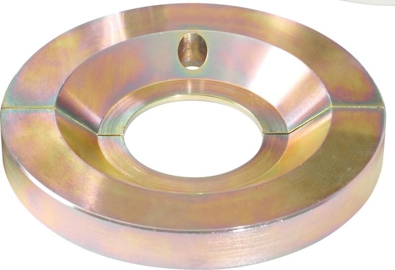 Halbschalenpaar eloxiert, für Lager ø 62mm