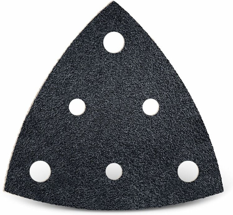 Black Klett-Schleifblätter, 82 mm, 6-Loch, f. Deltaschleifer, Siliciumcarbid (25 Stk.) K24 - Menzer
