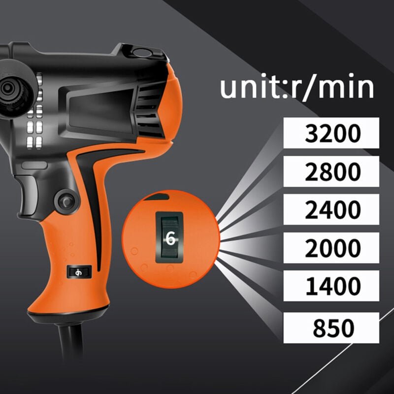980W Multifunktional sechs Getriebe einstellbare Geschwindigkeitswagen Elektrische Politur Wachsmaschine Automobilmöbel ...