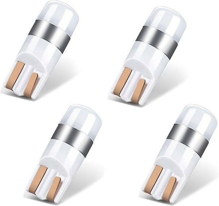 Woosien - 4x Error T10 Bulb Canbus 3030 Smd Led Car Parking Light White 6000k