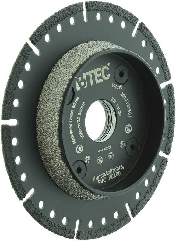 Btec - KG-Rohr Trennscheibe 125mm, Anfasscheibe pipecut sprint