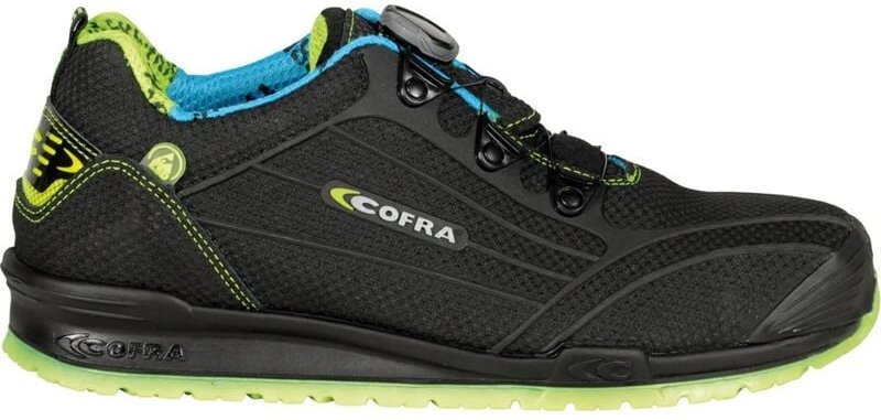 Sicherheitsschuhe niedrig BURST ESD S3S CI FO SR - Schwarz/Grün 40