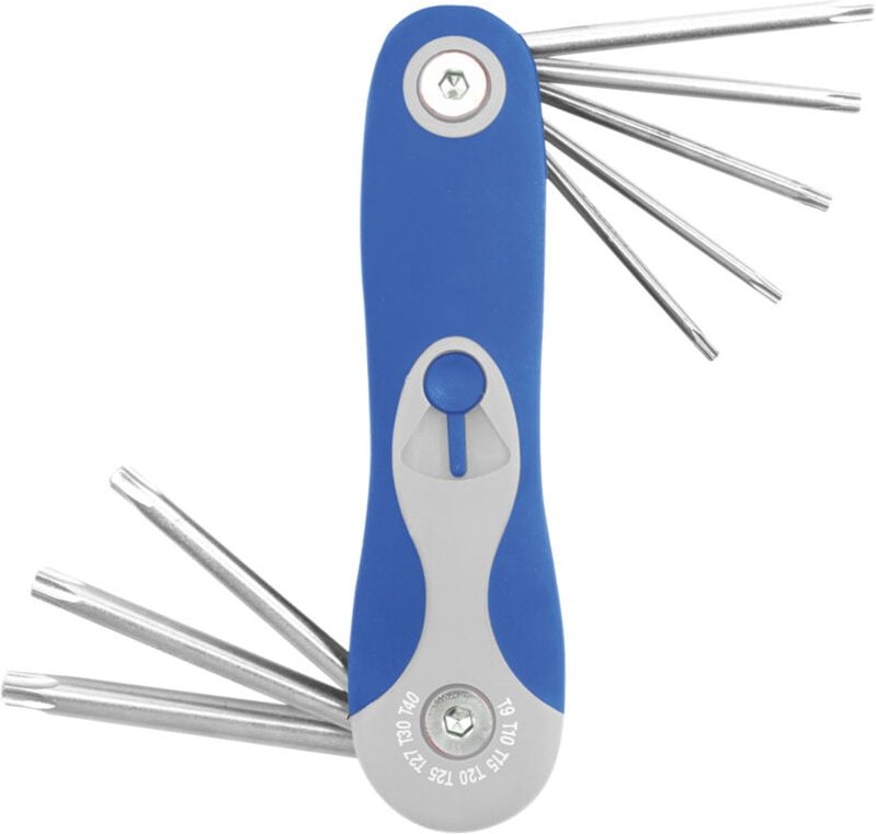 Satz mit 8 Torx-Schlüsseln von T9 bis T40