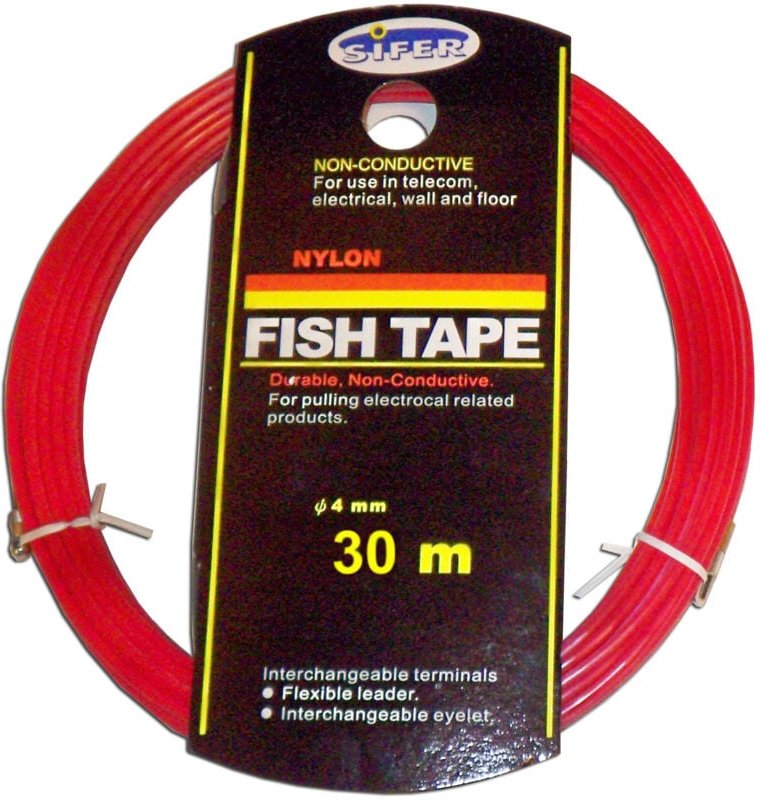 Sifer electric führung aus massivem nylon 4 mm x 30 mt