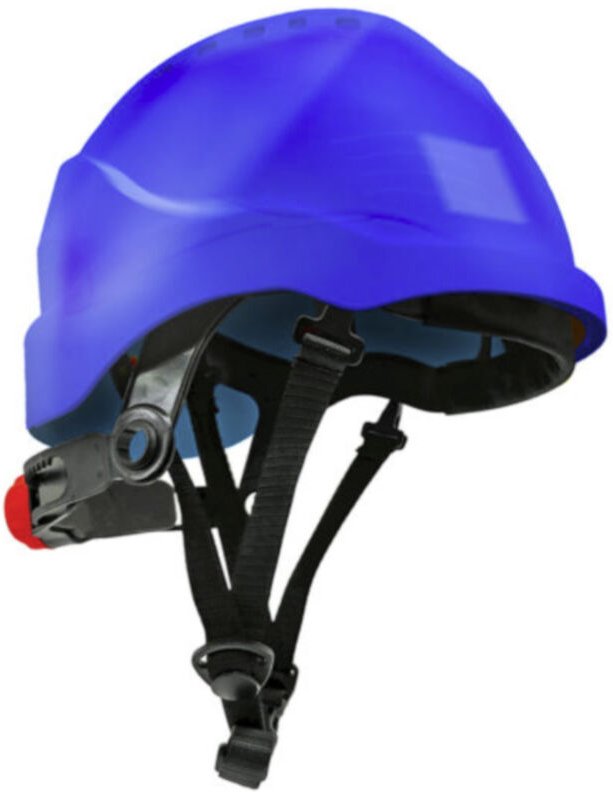 Schutzhelm mit Drehverschluss Curro blau