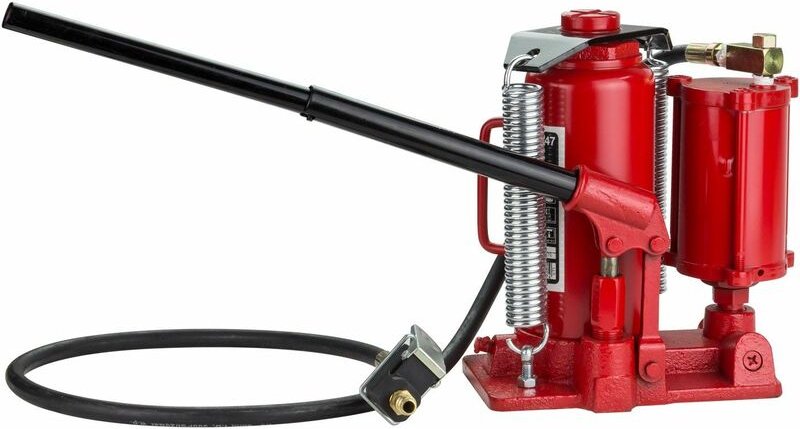 Dema - Druckluft Stempelwagenheber Wagenheber Stempelheber 12t pneumatisch hydraulisch