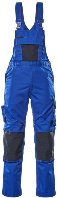 Thumbnail - Mascot UNIQUE Latzhose Augsburg Gr. 108 kornblau/schwarzblau