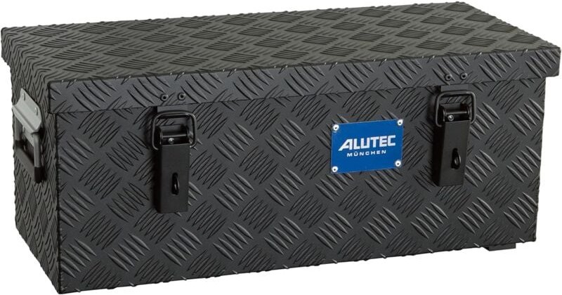 Aluminiumbox Extreme 37 Schwarz, 37 ltr., (LxBxH) 600 x 250 x 250 mm - Alutec