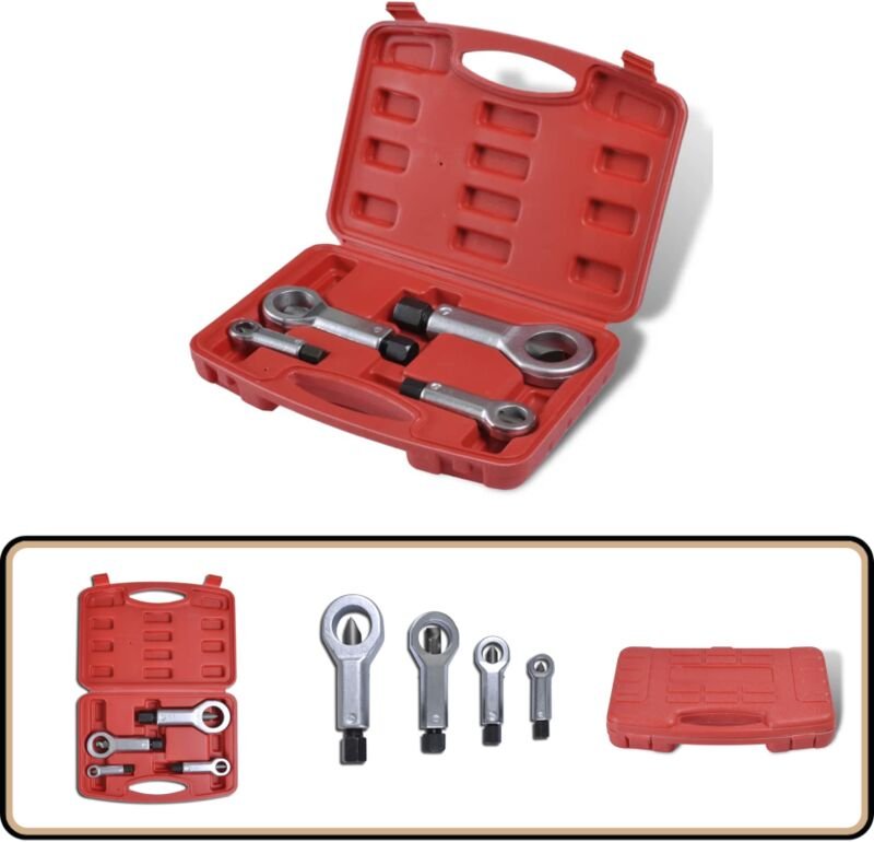 4tlg. Mutternsprenger Satz 9mm-27mm - Mutternsprenger - Werkzeugset - Handwerkszeug - Autowerkzeug - Schraubenzieher