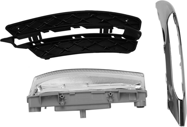 DRL Front Grill Leiste LED Nebel Scheinwerfer Tagfahrlicht für W204 C- 2012-14 Links