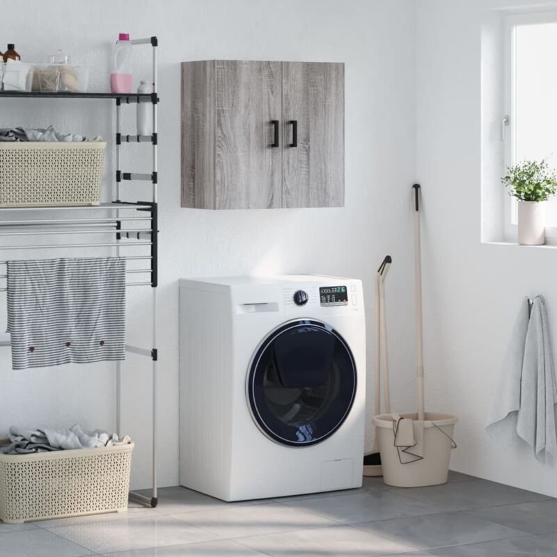 Wandschrank Grau Sonoma 60x31x60 cm Holzwerkstoff Vidaxl