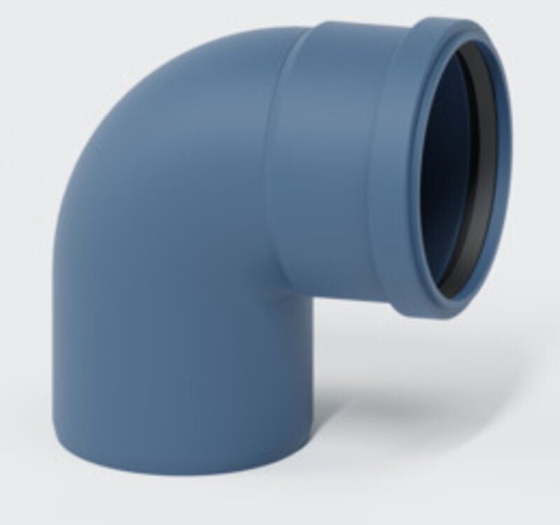 POLO-KAL NG Abflussrohr-Bogen 87,5° mit Muffe - schalldämmend - DN 110