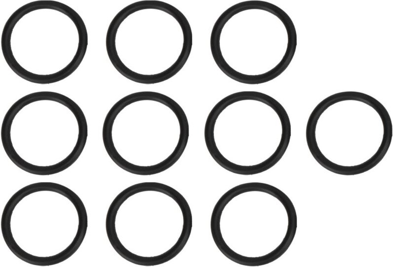 Zoternen - 10 Stück Auto-Stoßstangen-Kotflügel-Schnellverschlüsse, O-Ring-Bänder, Gummidichtungen, universell