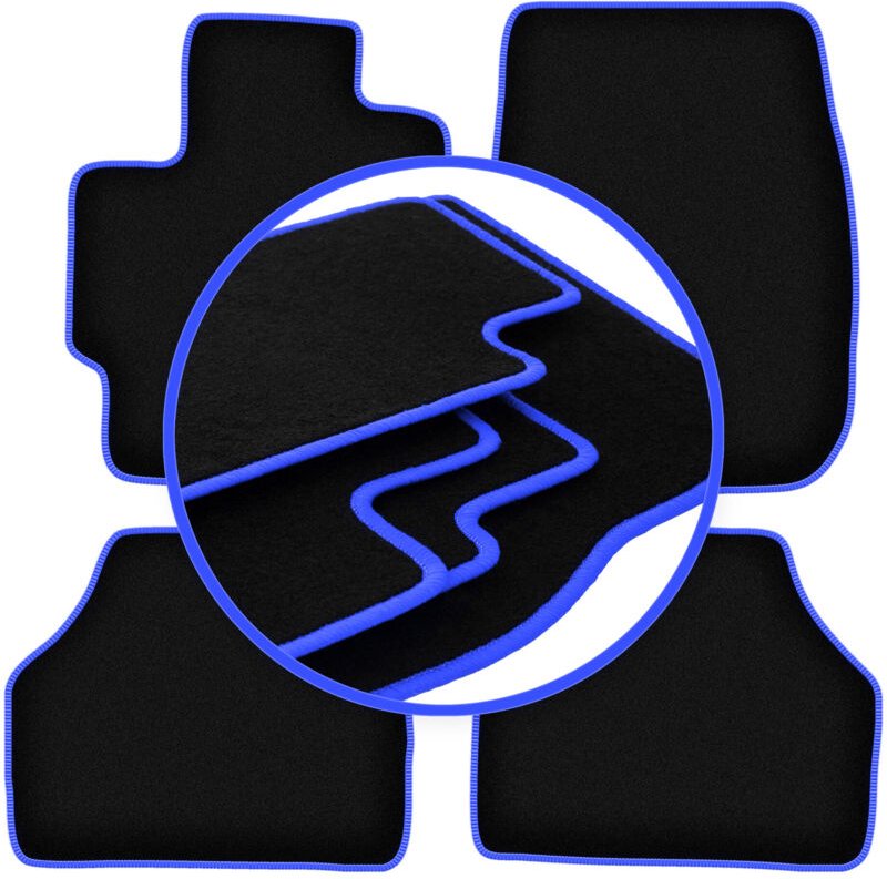 CARLUX-BLUE Autofußmatten für: Mazda Premacy I Minivan (1999-2005)