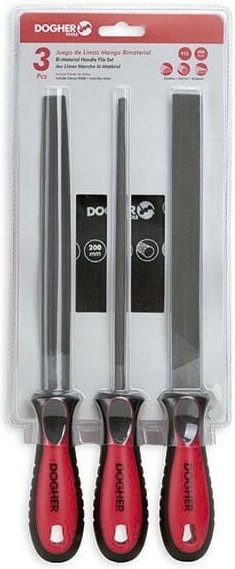 J. Mischfeilen 200mm 3 Stück im Blister Dogher 815-001