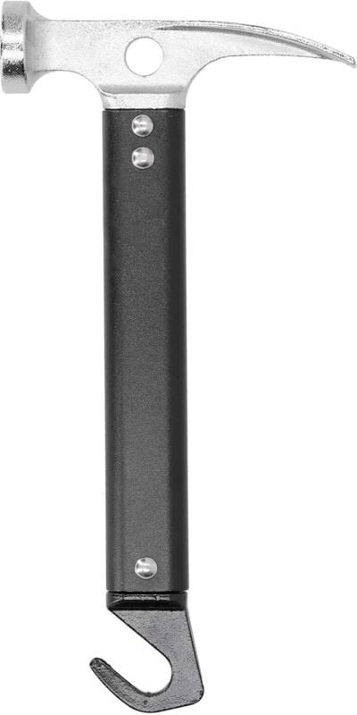 Camping Hammer & Zeltpflock-Entferner - Leichter Aluminium-Hammer als Multifunktions-Werkzeug - Für Camping, Zelt, Outdo...