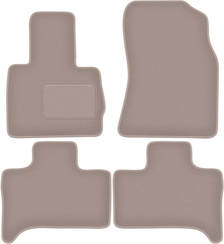 Beige Velours-Fußmatten für: BMW X5 E53 xDrive 4WD (1999-2006)
